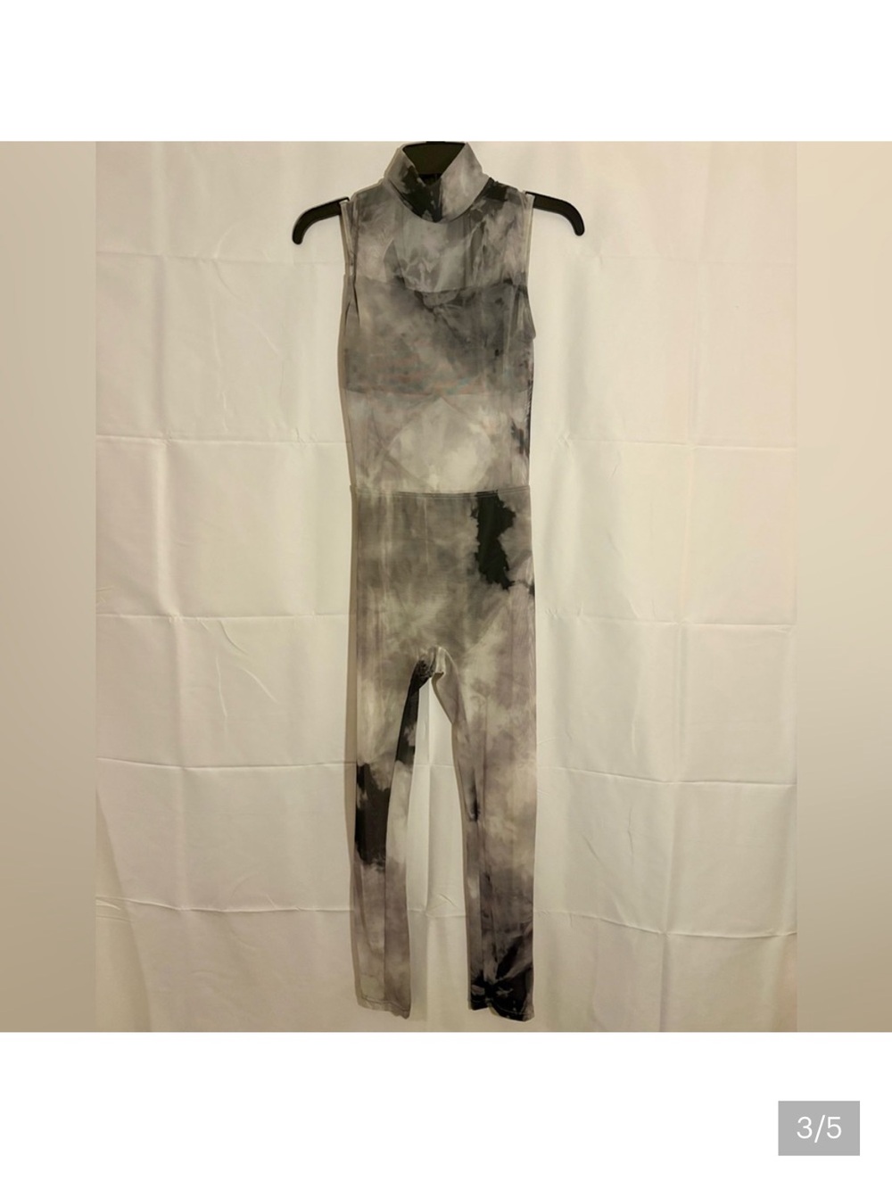 Weissman unravel unitard gray
